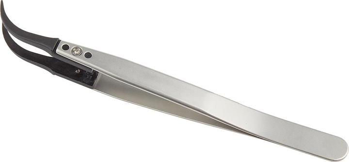 Actual product image Rs Pro Plastic replaceable tip tweezers 130mm.