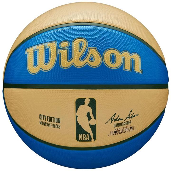 Image du produit Wilson NBA Team City Edition Milwaukee Bucks Basketball