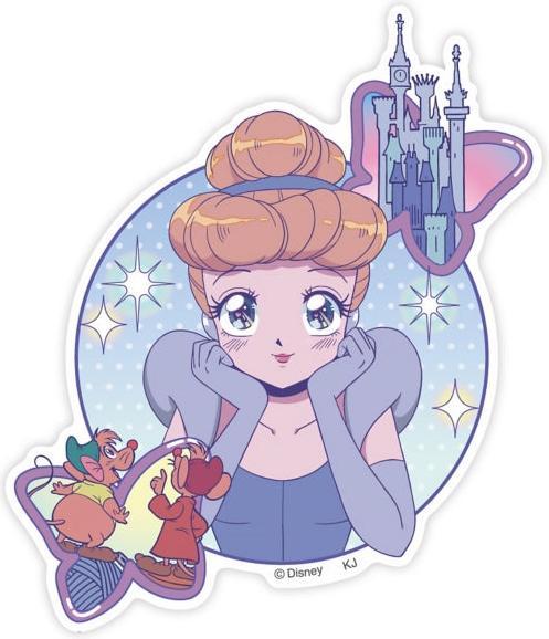 Produktbild Disney Cinderella Mini Deko Aufkleber