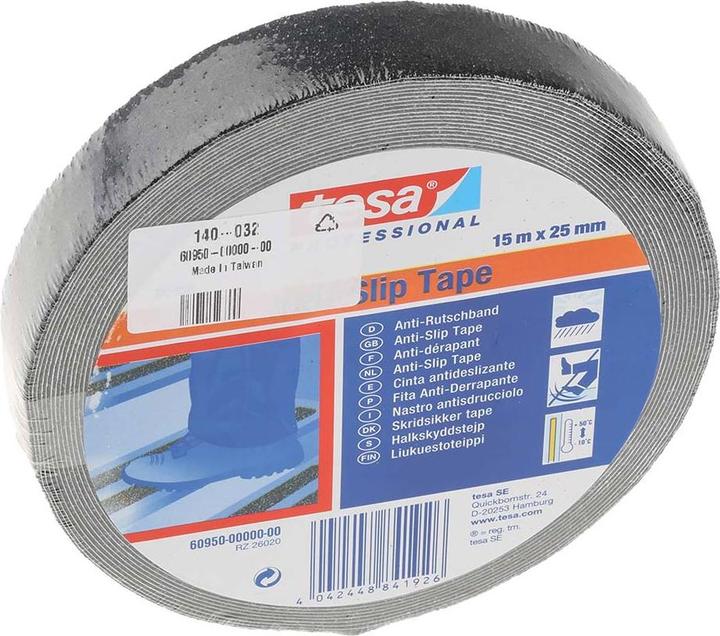 Immagine prodotto tesa Anti-Rutsch Klebenband,15 x 25mm,schwarz (25 mm)