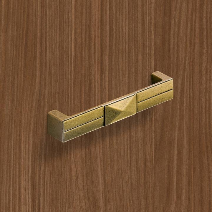 Produktbild Hettich Griff Luro Messing Optik antik 128 mm