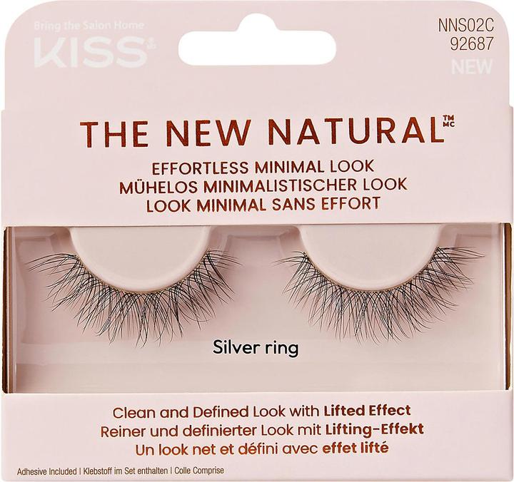 Produktbild KISS Artificial eyelashes The New Natural - Variant: 02 Silver Ring (Künstliche Wimpern)