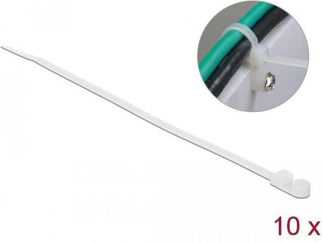 Actual product image Delock Cable Tie with Fastening Eyelet (200 mm, 10 pcs.)
