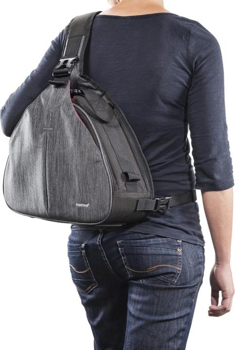 Image du produit mantona Etui pour appareil photo Triangel Gris (Sac à bandoulière pour appareil photo, 17.76 l)