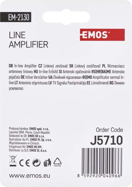 Immagine prodotto Emos J5710 (Amplificatore)