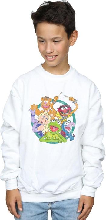 Actual product image Disney Boys The Muppets Group Circle Sweatshirt (128)