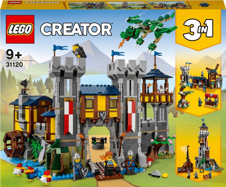Produktbild LEGO Mittelalterliche Burg (31120, LEGO Creator 3-in-1, LEGO Seltene Sets)