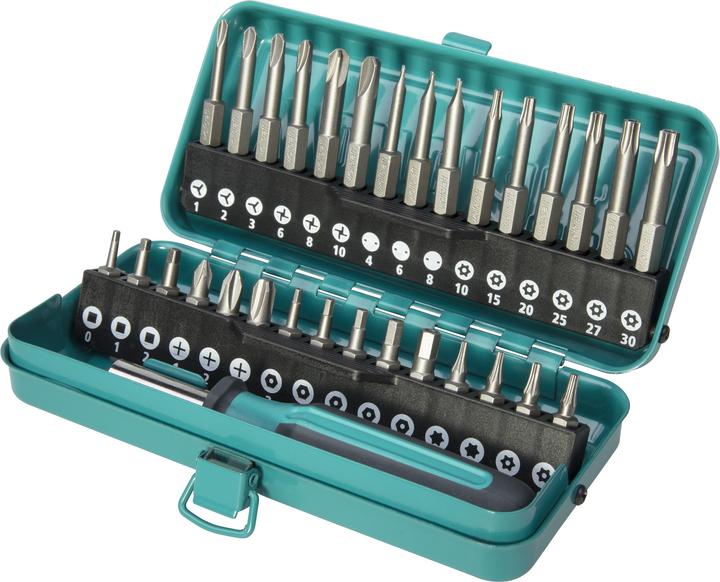 Immagine prodotto wolfcraft wolfcraft 1 Combi Safety Bit Box Solid 31 pezzi. (Croce Phillips PH M2, Esagono cavo TX M7, Presa esagonale TX con foro M8, Tri-ala M2, Tri-ala M3, Presa esagonale con foro M3, Presa esagonale TX con foro M10, Croce Phillips PH M1, Presa esagonale con foro M2,5, Presa esagonale con foro M2, Presa esagonale TX con foro M30, Croce Phillips PH M3)