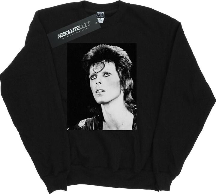 Actual product image David Bowie Womens/Ladies Ziggy Looking Sweatshirt (XXL)