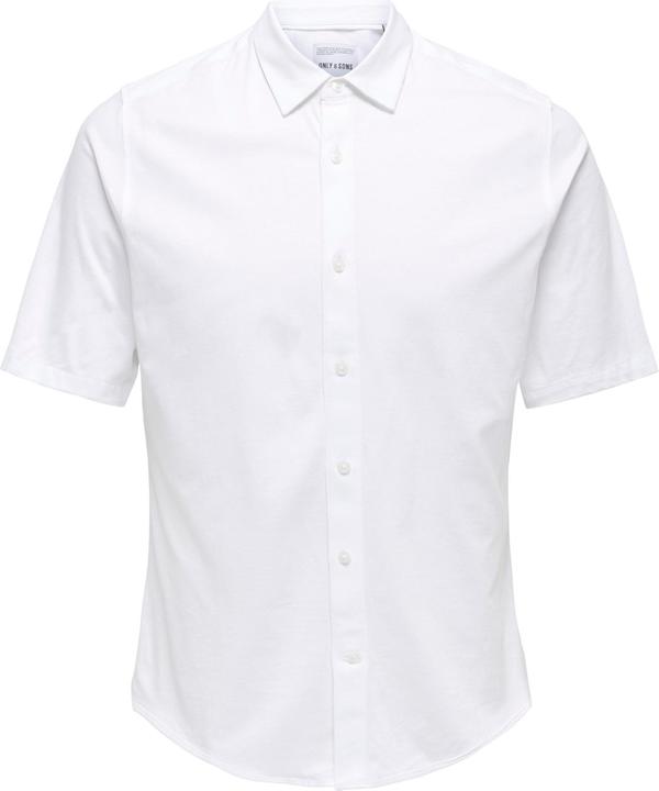 Only & Sons Onsrobin Button Under Ss Stretch Shirt