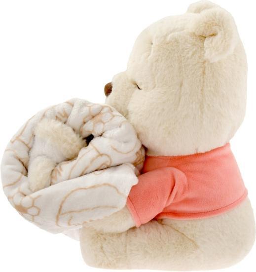 Immagine prodotto Disney Coperta di Winnie the Pooh con motivo a vaso di miele e peluche - Coperta (19 cm)