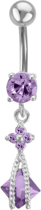 Produktbild Bijouteria Bauchpiercing (Edelstahl, Silber 925, Zirkonia)