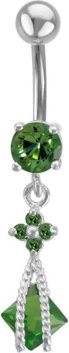 Produktbild Bijouteria Bauchpiercing (Edelstahl, Silber 925, Zirkonia)