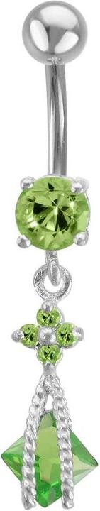 Produktbild Bijouteria Bauchpiercing (Edelstahl, Silber 925, Zirkonia)