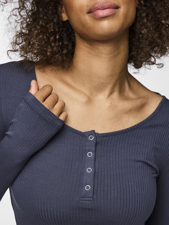 Produktbild Pieces Vorn geknöpftes geripptes Oberteil (XL)