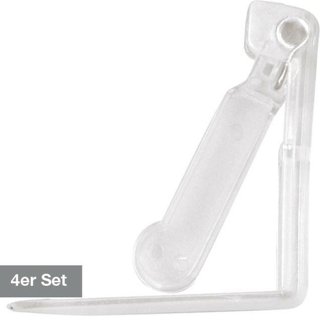 Immagine prodotto DC Table Morsetto per peso tovaglia 4 pezzi, bianco (2 x 11 x 20 cm)