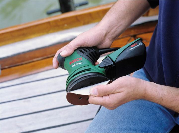 Immagine prodotto Bosch Home & Garden Pex 220 A (Levigatrici rotorbitali, 220 W)