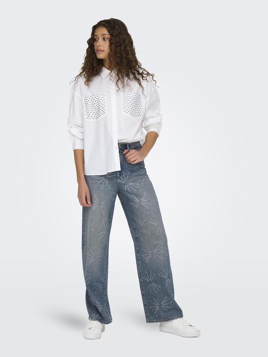 Image du produit Only ONLHOPE Hohe Taille Weiter Beinschnitt Jeans Jeans mit weitem Bein (W30/L34)