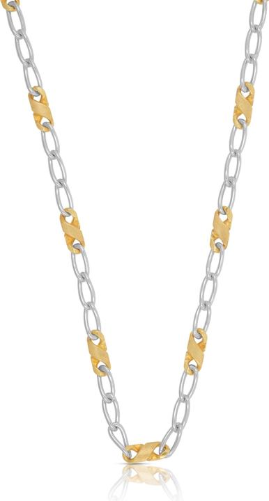 Immagine prodotto Muau Catena di 8 (Satinato, 18K 750, Oro lucido, 45 cm)