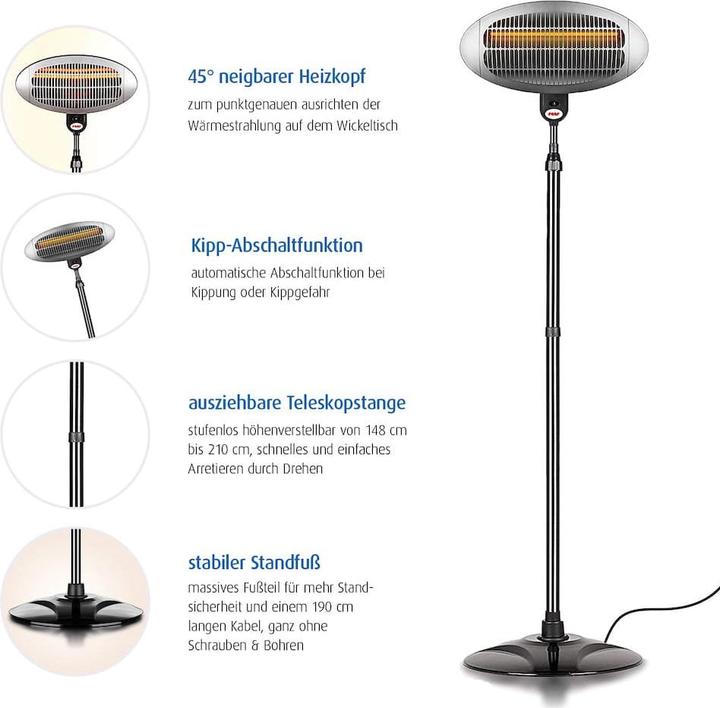 Actual product image Reer Changing table Spotlight with stand