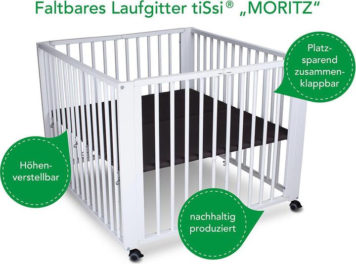 Produktbild Tissi Laufgitter Moritz (93 cm, 100 cm, Buche)