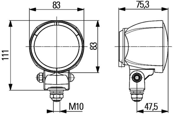 Image du produit Hella Projecteur de travail module 70 H3