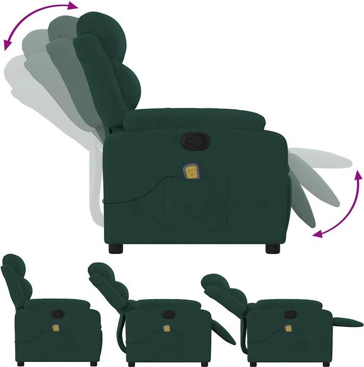 Immagine prodotto VidaXL Sedia da massaggio in velluto
