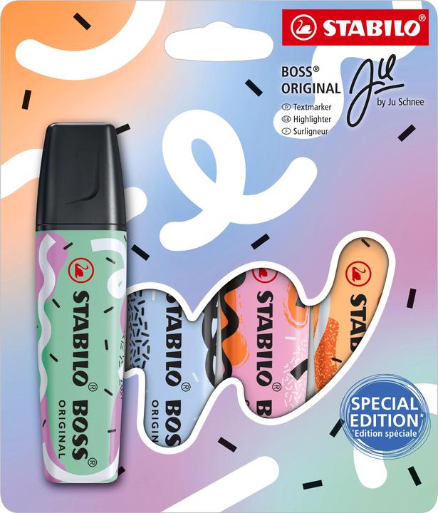 Immagine prodotto STABILO Boss Original (Menta, fucsia, Arancia, Blu, 5 mm, 4 x)