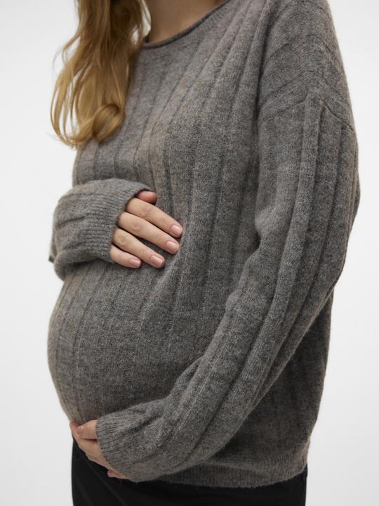 Image du produit Vero Moda Maternity Coupe normale Pull à col rond Haut tricoté (L)