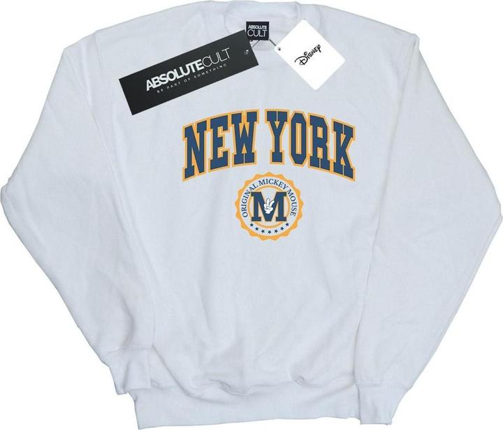 Actual product image Disney Womens/Ladies Mickey Mouse New York Seal Sweatshirt (XL)