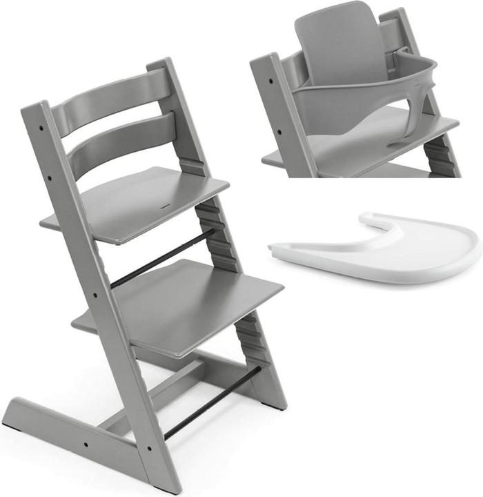 Actual product image Stokke Tripp Trapp High Chair incl. Baby Set and Tray (Highchair)