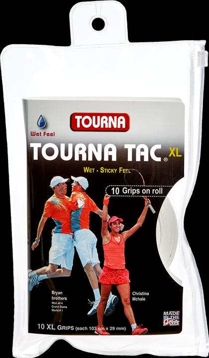 Actual product image Unique TOURNA TAC XL WHITE (10X)