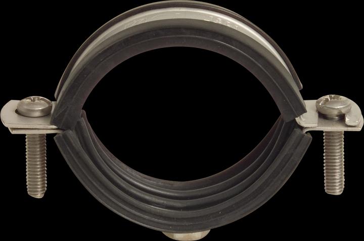 Produktbild Profec Schraubrohrschelle Stahl Verzinkt 26-30 mm x M8/M10 Innengewinde Typ 2-Teilig