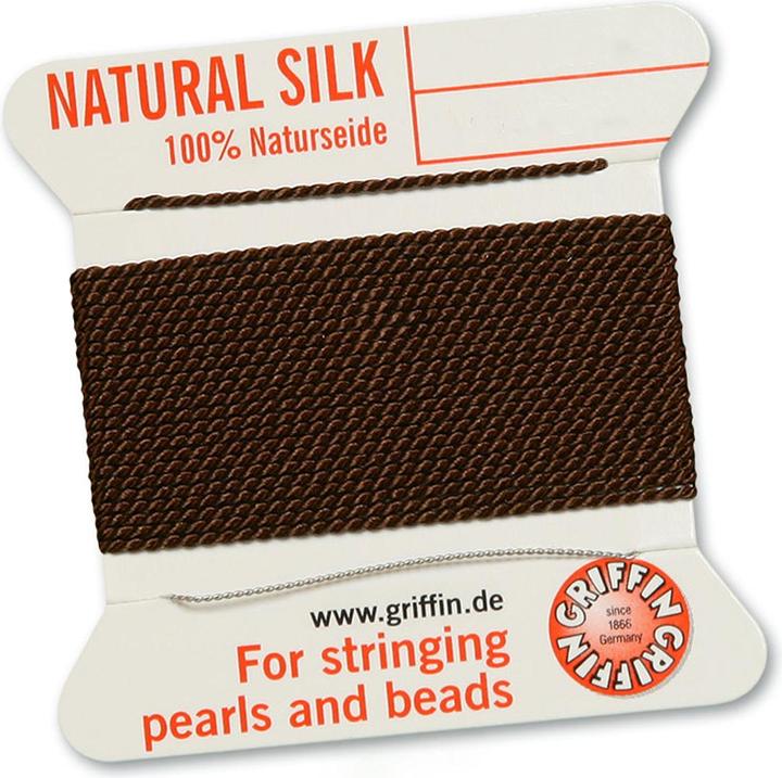 Actual product image Leyda Natural Silk 2 Meters with Needle