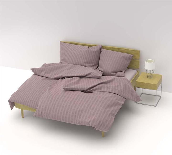Image du produit Lotus Bettwaren Parure de lit en satin seersucker uni (Housse de couette, 240 x 240 cm)