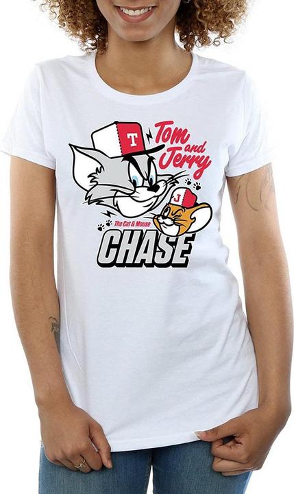 Tom & Jerry Katze & Maus Chase TShirt aus Baumwolle