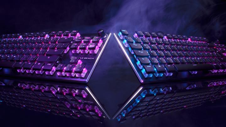 Actual product image Turtle Beach Vulcan TKL AIMO gaming keyboard, Red Switch (DE, Cable)