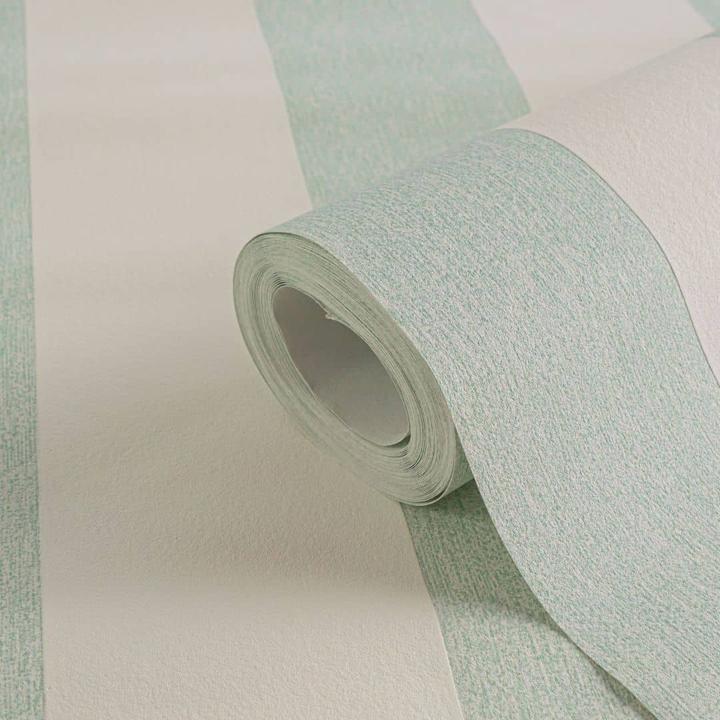 Produktbild A.S. Création Streifentapete Grün Weiss - Vliestapete (53 x 1005 cm)
