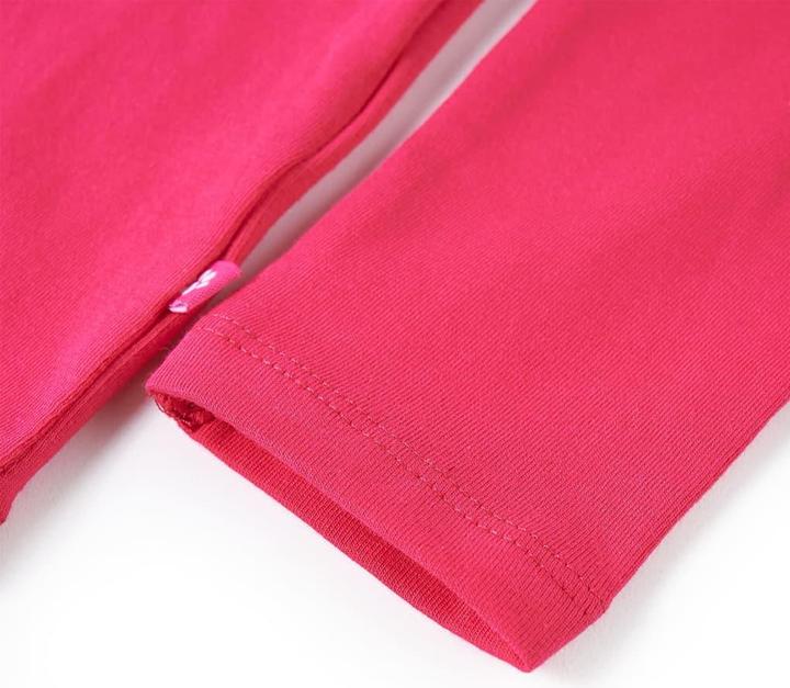 Actual product image VidaXL Children's long-sleeved shirt bright pink 92,Material: 95 % cotton. 5 (92)