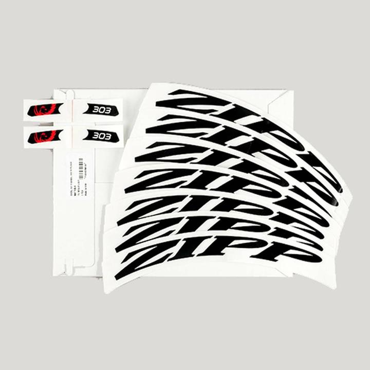 Zipp Decal Set 1 Wheel 303 Logo Matteblk