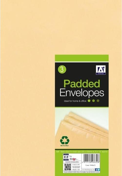 Immagine prodotto Anker Stationery Imbottito Buste Misura Confezione 3 (345 x 240 mm, 3 x)