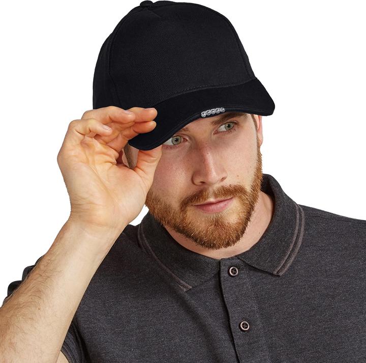Immagine prodotto Beechfield Cappello da baseball con luce a led (Taglia unica)