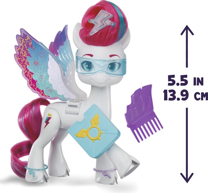Produktbild My Little Pony Zipp Storm Überraschungsflügel Modepuppe mit Flügeln und Zubehör