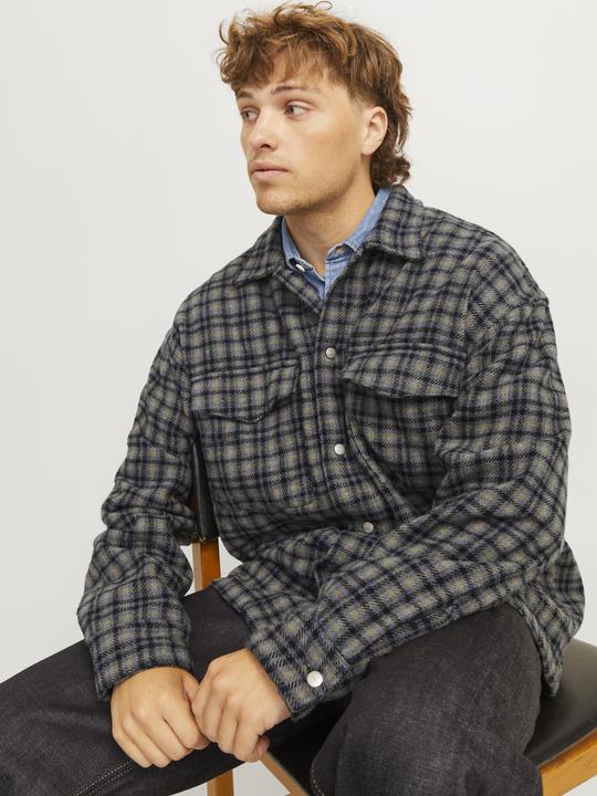 Produktbild Jack & Jones Weit geschnitten Overshirt Overshirt (XL)