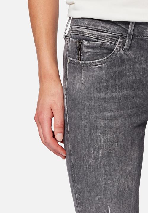 Produktbild Mavi Adriana Jeans Skinny dark grey distressed glam (29)