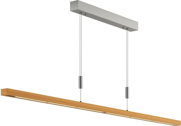 Produktbild Lucande Nora Pendelleuchte Oak/Nickel (3800 lm)