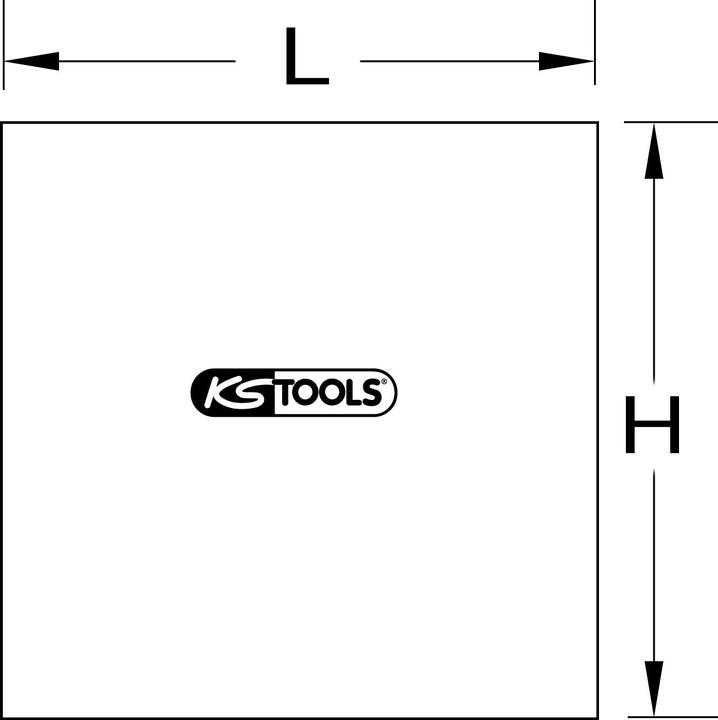Produktbild KS Tools Schweisserschutzplane, schwarz
