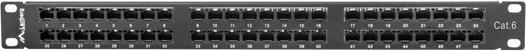 Produktbild Lanberg Patch Panel 48 port 1U, cat. 6, black