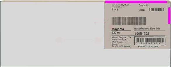 Inkadoo Xerox 106R01302 Tintenpatrone magenta 220 ml Magenta 7142 (M)