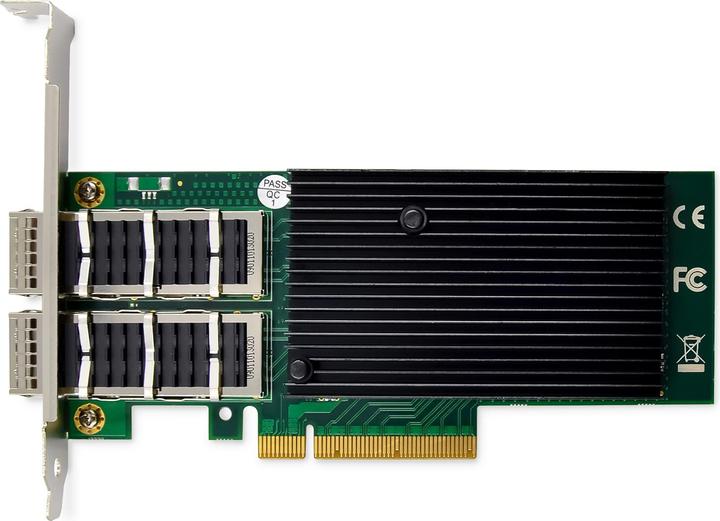 Actual product image Digitus Network Adapter Dual Port 40G QSFP (Mini PCI Express)